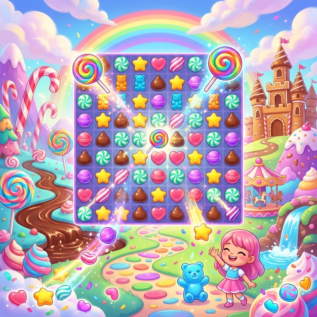 Sweet Crush - Bulmaca Oyunu